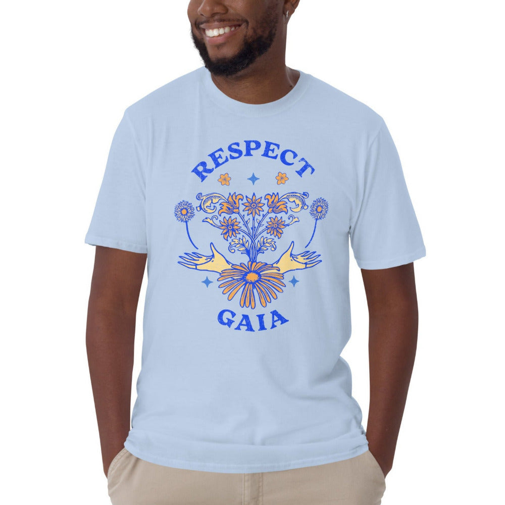 Respect Gaia TShirt - Light Blue Color - https://ascensionemporium.net